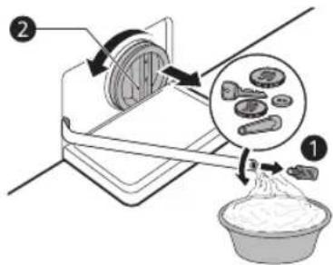 LG F0L2CRV2T2C - Cleaning the Drain Pump Filter - 2