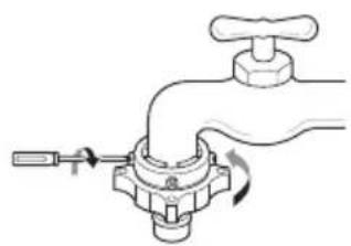 LG T7566NEFPF - Connecting One Touch Type Hose to Tap Without Thread - 3