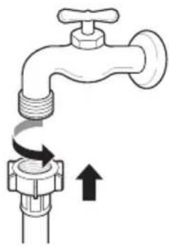 LG T7566NEFPF - Connecting Screw-Type Hose to Tap with Thread - 1