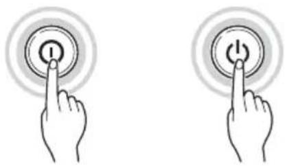 LG T7566NEFPF - Turn on the washing machine. - 1