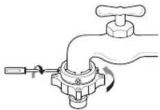 LG T1466NEFT - Connecting One Touch Type Hose to Tap Without Thread - 3