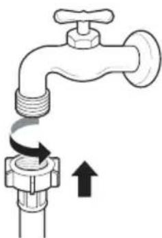 LG T1466NEFT - Connecting Screw-Type Hose to Tap with Thread - 1