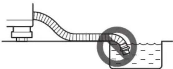 LG T1466NEFT - Positioning the Drain Hose - 3