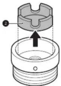 LG F4V5VYP2T - Raccordement d'un tuyau de type visse à un robinet sans filetage - 2