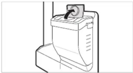 LG GBD62PZYFN - Réservoir du distributeur d'eau - 1