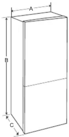 LG GBD62PZYFN - Dimensions and Clearances - 1