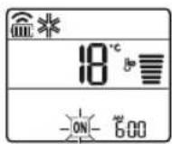 LG AC24BT - Nastavenie časovača zapnutia - 1