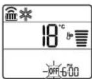 LG AC24BT - Setting the Off Timer - 1