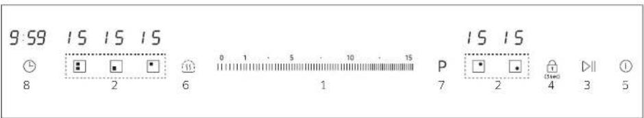 SAMSUNG NZ64R3747RK - Betjeningspanel - 1