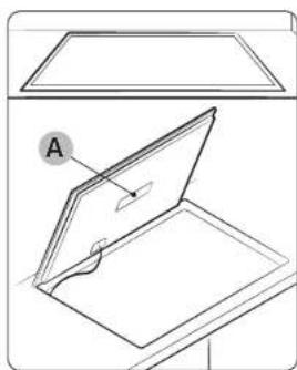 SAMSUNG NZ64R3747RK - Installing into the work surface - 1