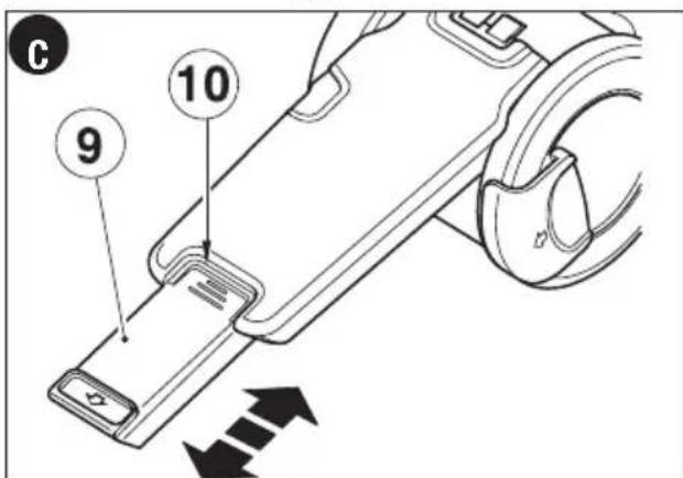 BLACK & DECKER PHV1410 - Réglage du dépoussièreur (fig. A - C) - 4
