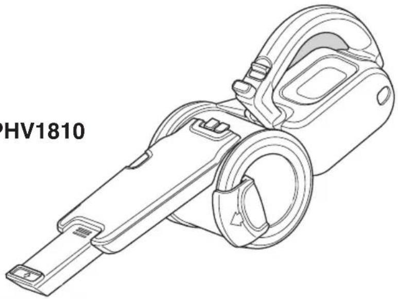 BLACK & DECKER PHV1410 - MODE D'EMPLOI - 1