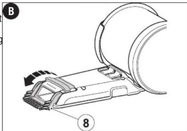 BLACK & DECKER PHV1410 - Adjusting the dust collector (fig. A - C) - 2