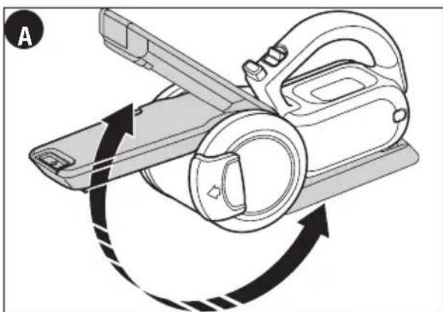 BLACK & DECKER PHV1410 - Réglage du dépoussièreur (fig. A - C) - 2
