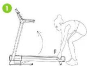 VirtuFit TR200i - FOLDING AND UNFOLDING INSTRUCTIONS - 1