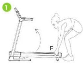 VirtuFit TR200i - ANLEITUNG ZUM FALTEN UND ENTFALTEN - 1