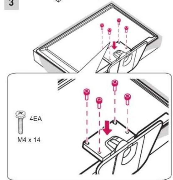 LG 32LN5130 - Fixation du support - 6