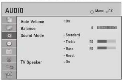 LG 32LN5130 - AUDIO Settings - 1