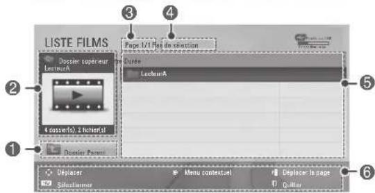 LG 32LN5130 - Navigation dans les fichiers - 6