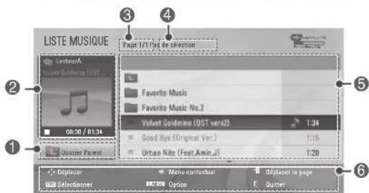 LG 32LN5130 - Navigation dans les fichiers - 5