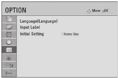 LG 32LN5130 - OPTION Settings - 1