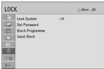 LG 32LN5130 - LOCK Settings - 1