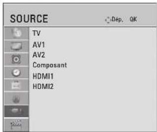 LG 32LN5130 - Selection d'une source d'entree - 1