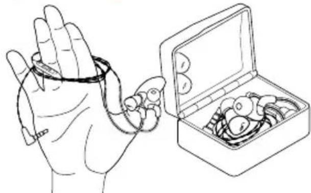 ULTIMATE EARS UE 900 - Opbevaring af øretelefonerne - 1