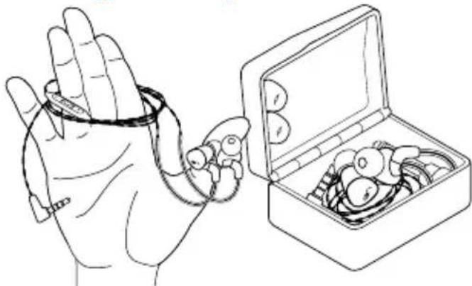 ULTIMATE EARS UE 900 - Storing the earphones - 1