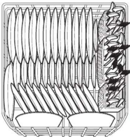Crosley CDB500NS - Caracteristiques et apparcè des paniers et panier à couverts peuvent varier d'presentée comme modèle - 2