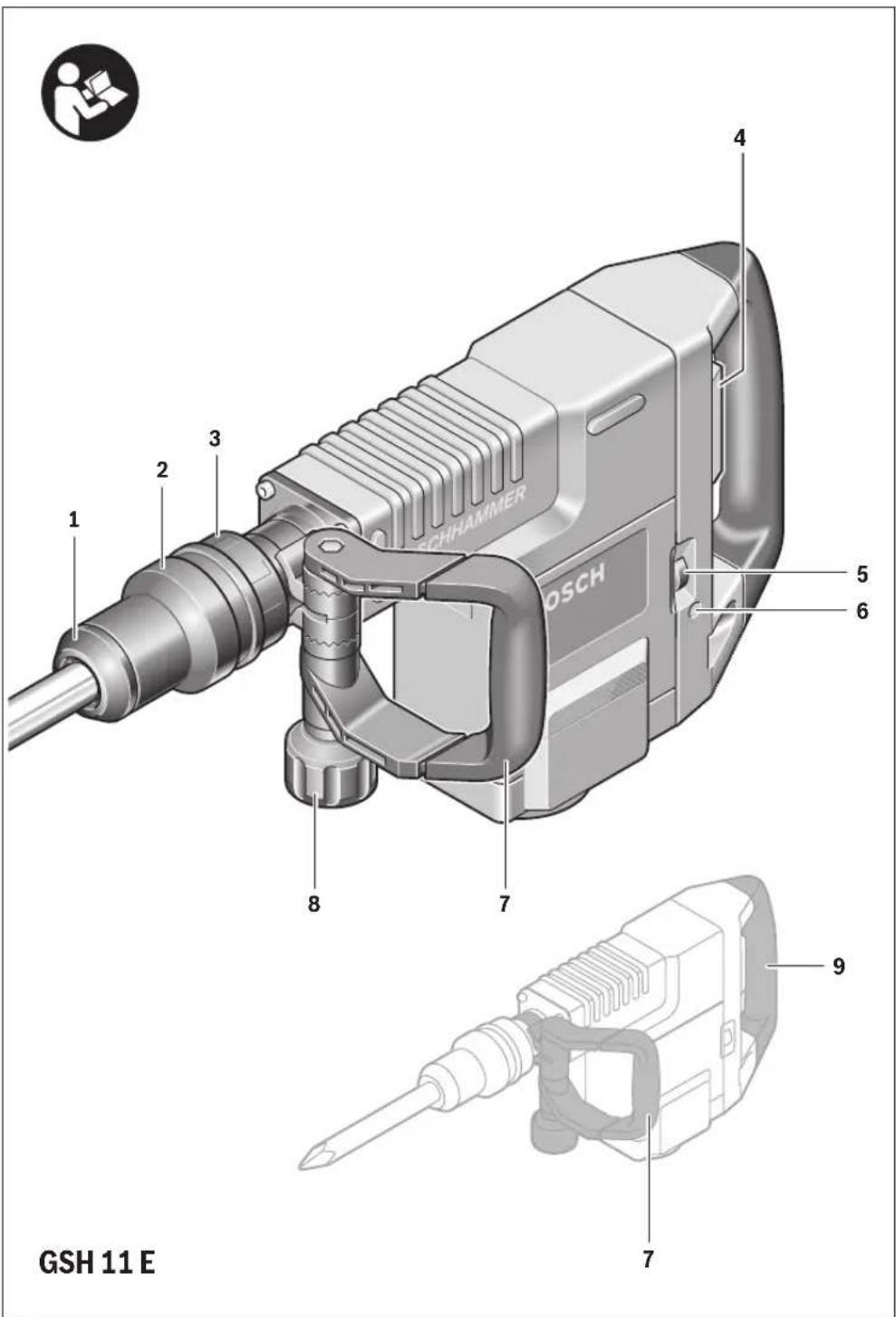BOSCH GSH 11 EAR Professional - BOSCH - 6