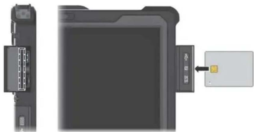 Getac A140 - Utilisation des cartes à puce - 1