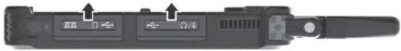 Getac A140 - Composants du côté gauche - 1