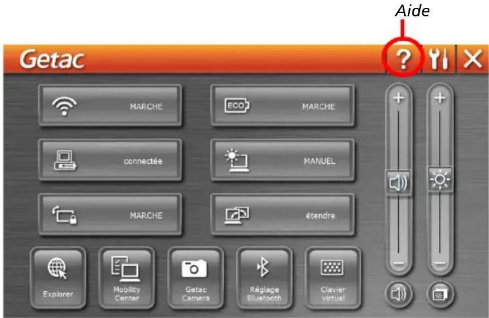 Getac A140 - Panneau de configuration OSD - 1
