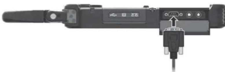 Getac A140 - Connector un appareil en série (optionnel) - 1