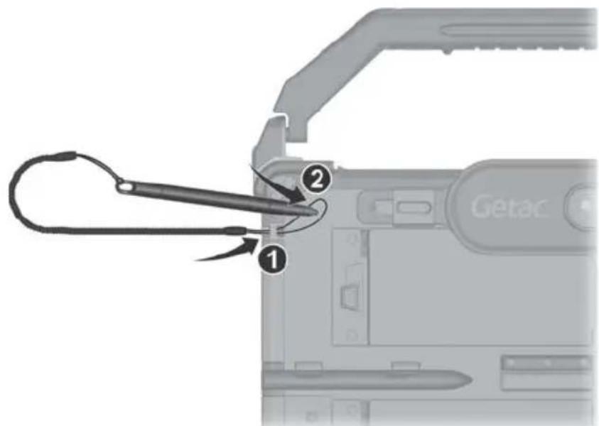 Getac A140 - Utilisation de l'attache - 2