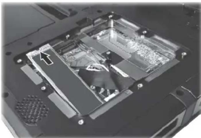 Getac A140 - Replacer le disque dur (SSD) - 4