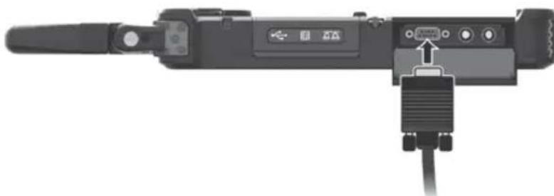 Getac A140 - Branchement d'un moniteur - 2