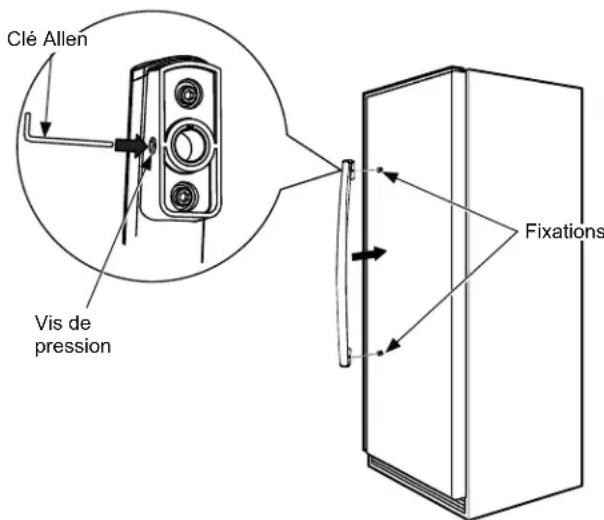 GE FUF14SMRWW - Poignée de Porte - 1