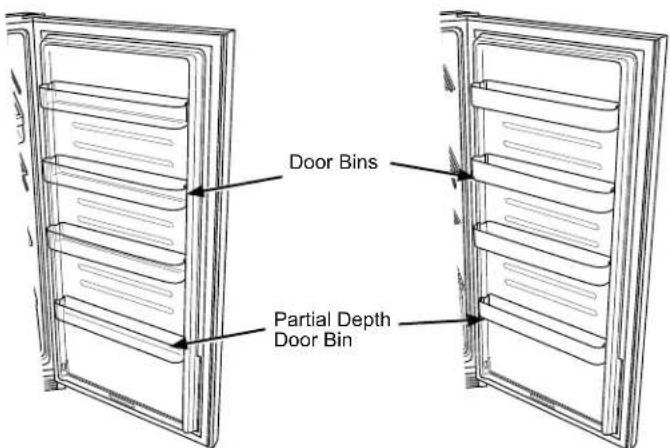 GE FUF14SMRWW - Door Bins - 1