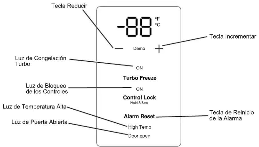 GE FUF14SMRWW - Control de Temperatura - 1
