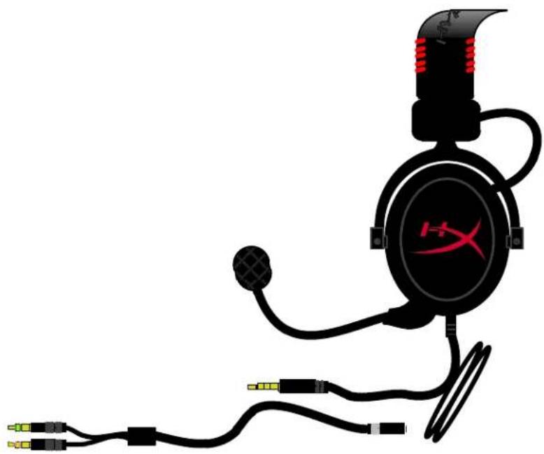 KINGSTON HyperX Cloud Core - 製品內容: - 1