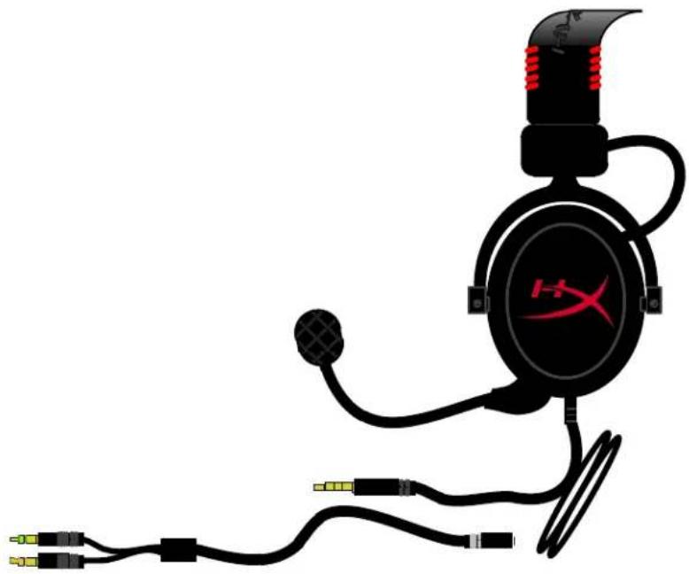 KINGSTON HyperX Cloud Core - Комплект поставки - 1