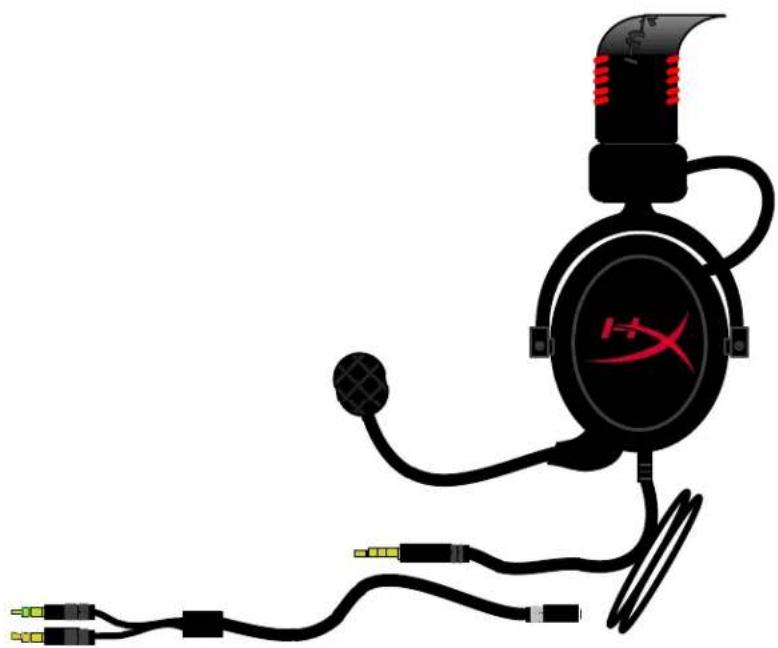 KINGSTON HyperX Cloud Core - Комплект поставки: - 1