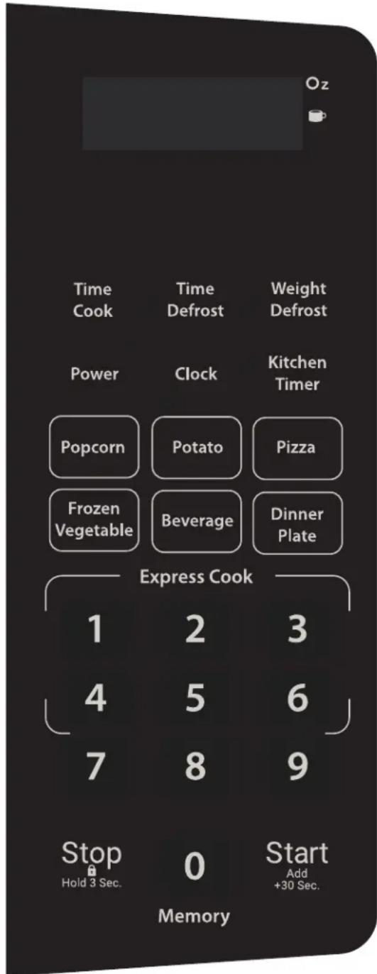 DANBY DBMW0920BBB - PANEL DE CONTROL - 2