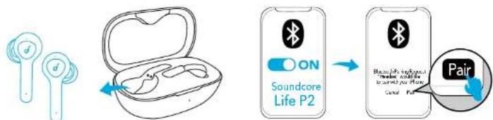 Anker Life P2 - 與您的裝置藍牙配對 - 1