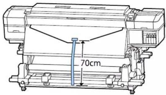 EPSON SureColor SCS80600L - Enroulement avec la face imprimée vers l'extérieur - 1