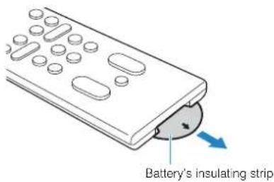 YAMAHA ESB1080 - Preparing the remote control - 1