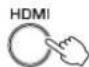 YAMAHA ESB1080 - Maintenez enforcé HDMI pendant au moins trois secondes. - 1