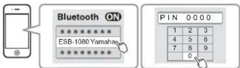 YAMAHA ESB1080 - Selezionare "ESB-1080 Yamaha" (o "YamahaAV") dall'elenco. - 1